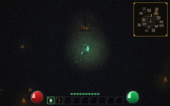 HTML — the playable build. Same village, same spot.
